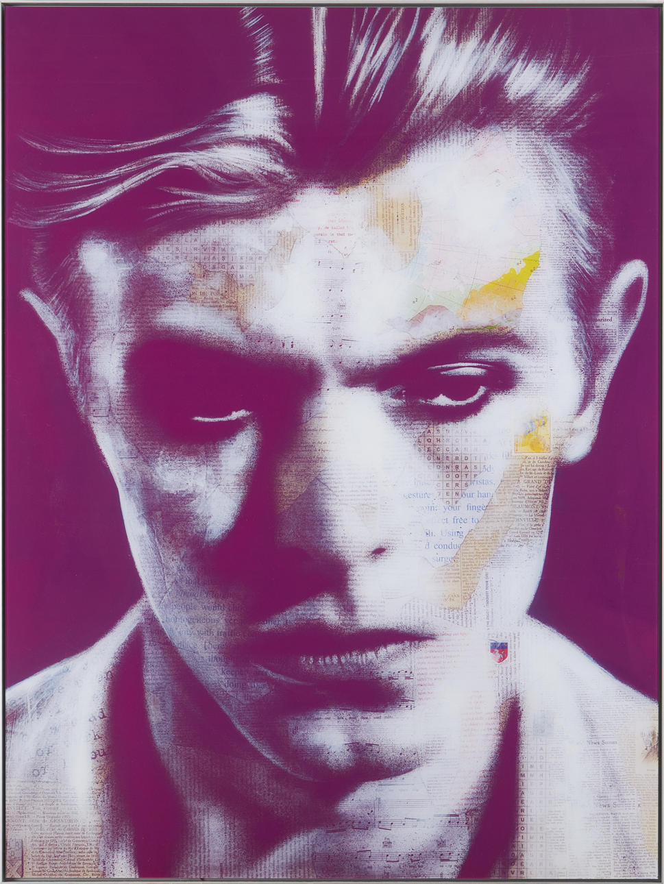 ANDRE MONÉT (FÖDD 1965). "David", David Bowie, 2015, lambda print, ed 150.