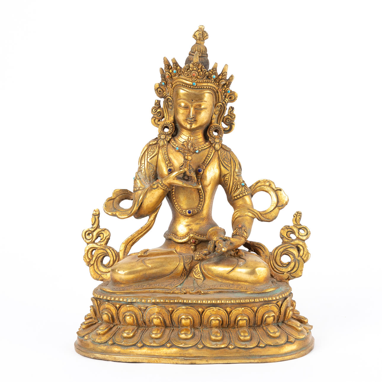 GUANYIN, förgylld brons, 1800-tal.