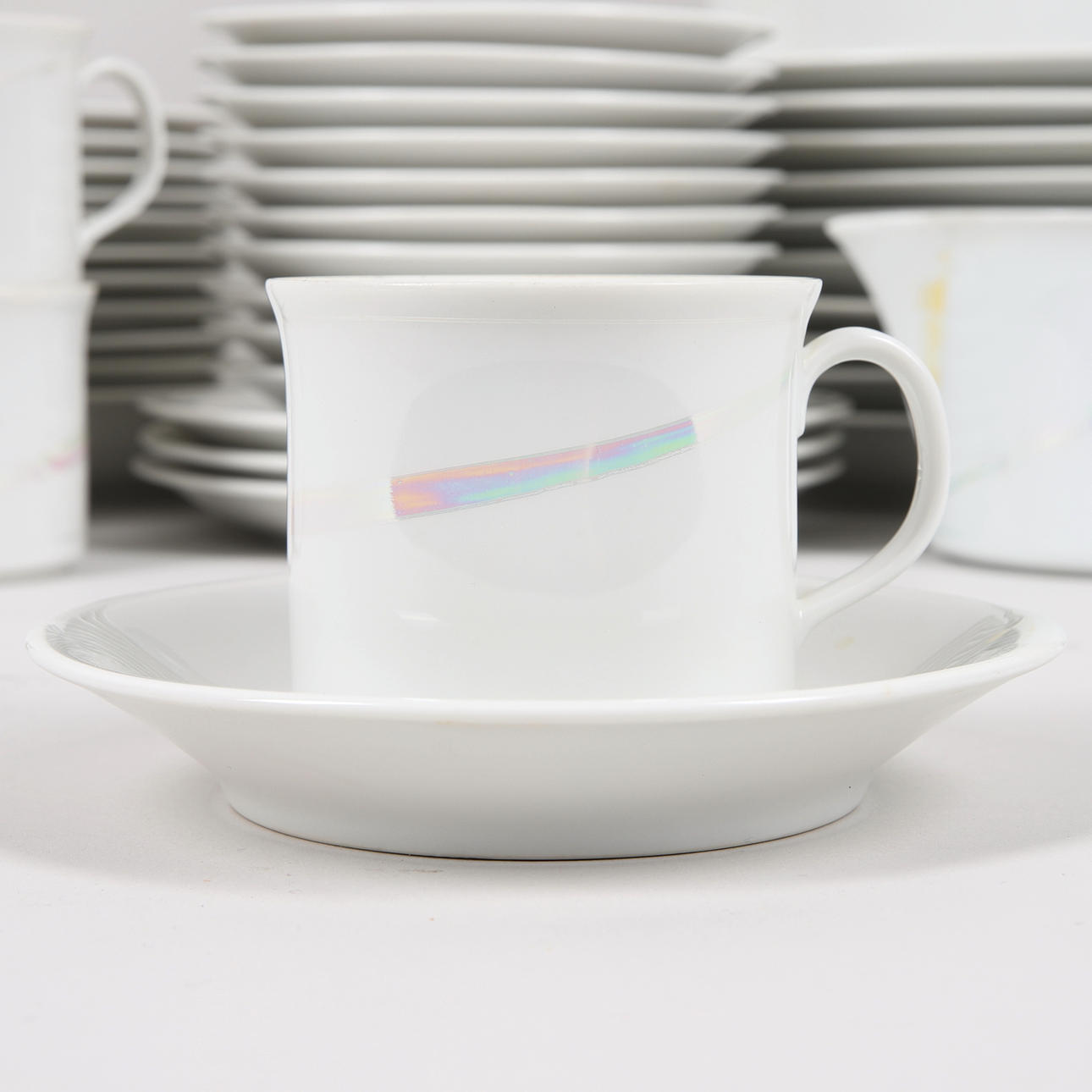 MAT OCH KAFFESERVIS, 50 st. porslin, "Clair De Lune", Rörstrand.