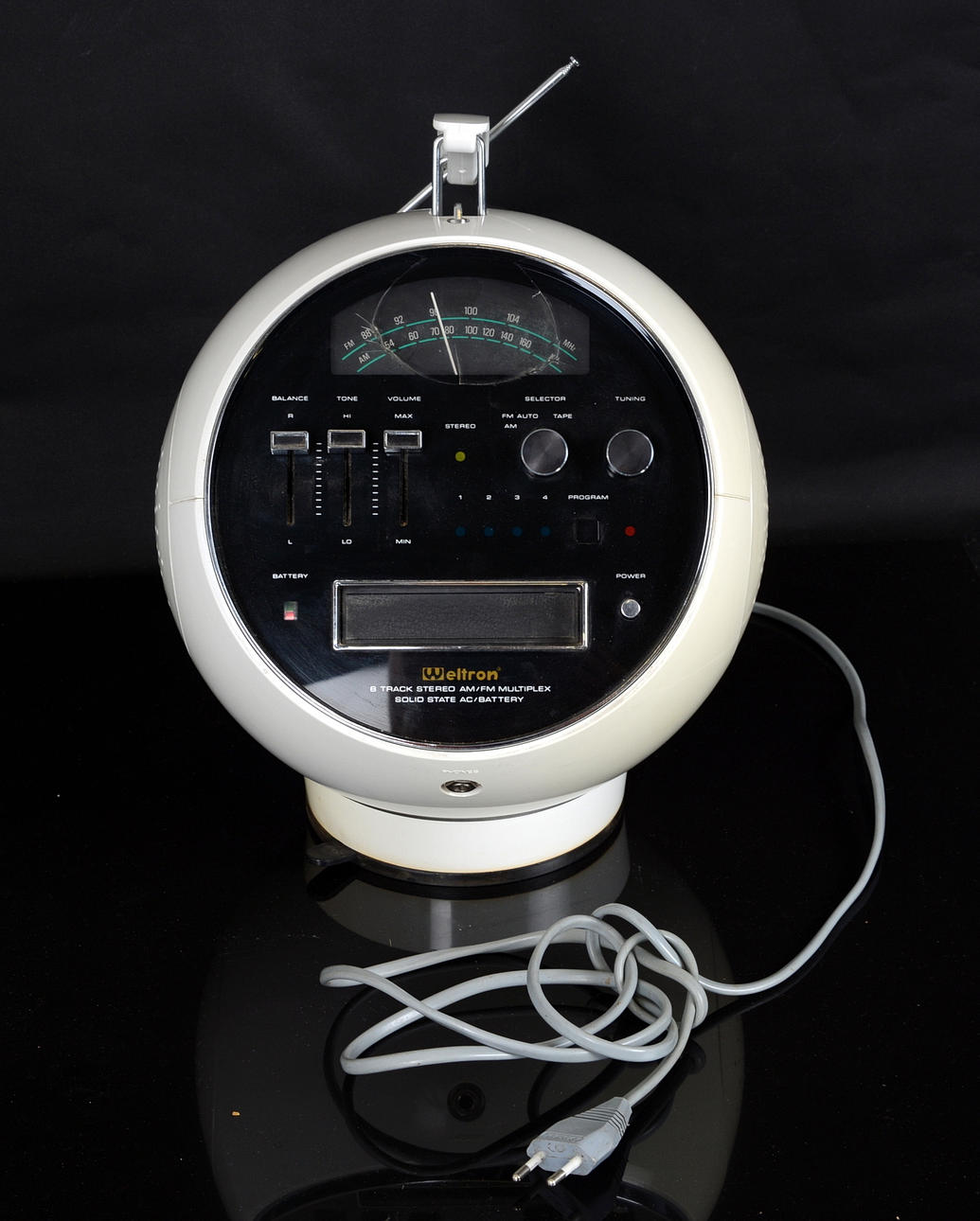 RADIO Weltron, "8 track stereo", 1960-tal.