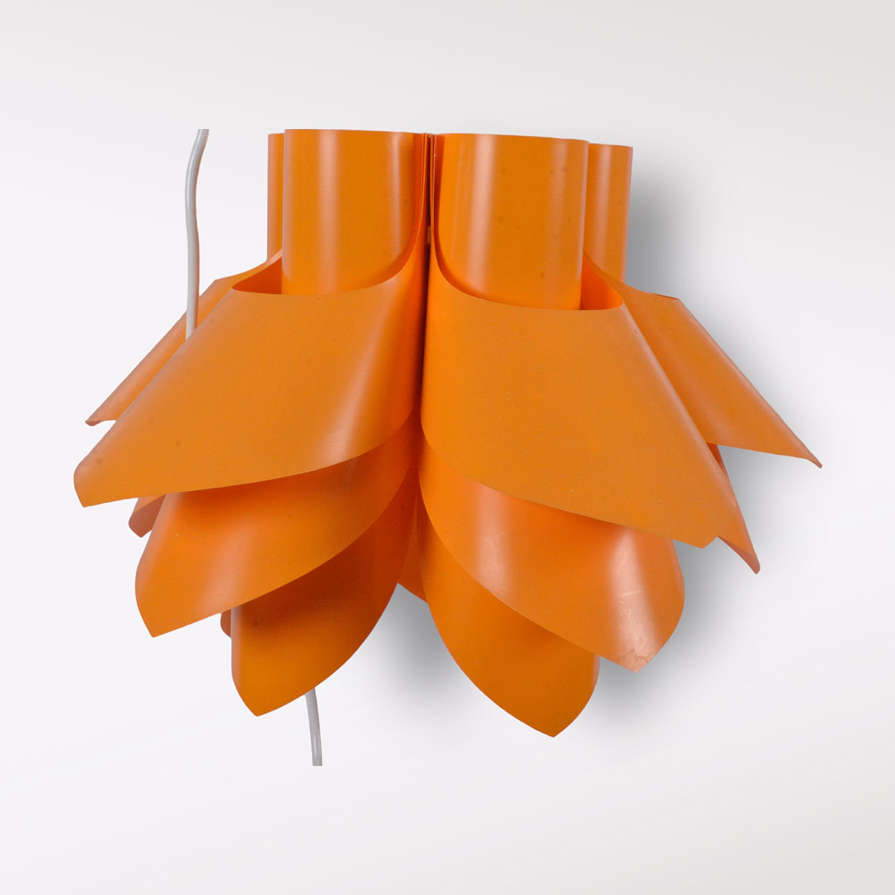 CEILING LAMP, plastic, 1970s.