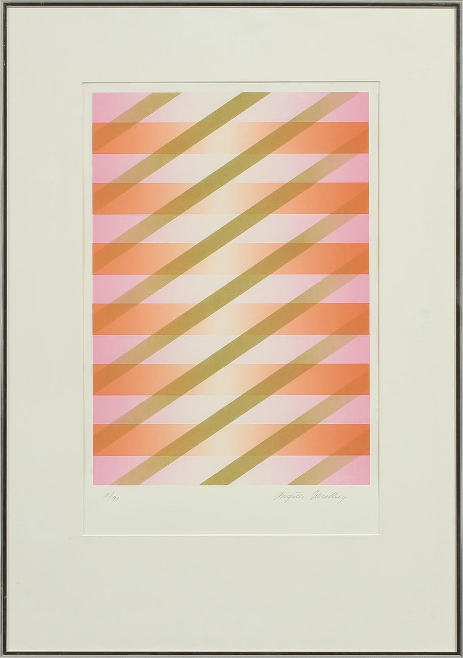 BIRGITTA WESTBERG. färglitografi, sign o numr 11/90.