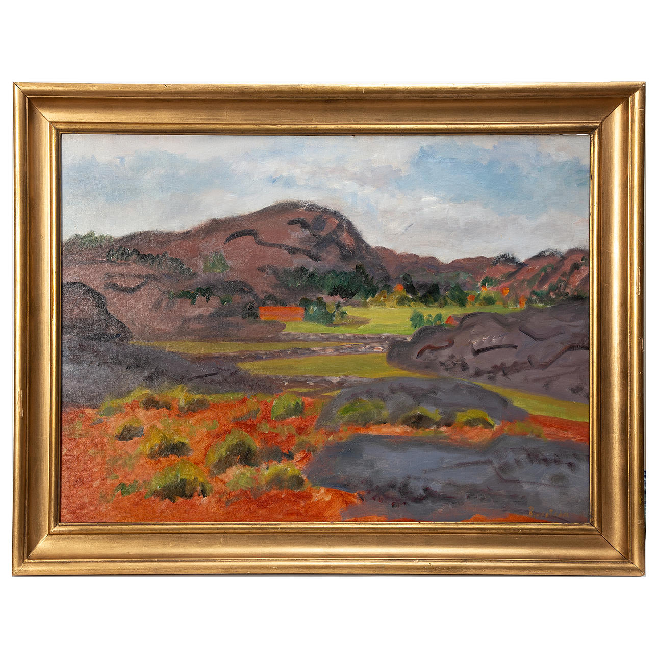 TOR BJURSTRÖM. Oil on canvas, signed.