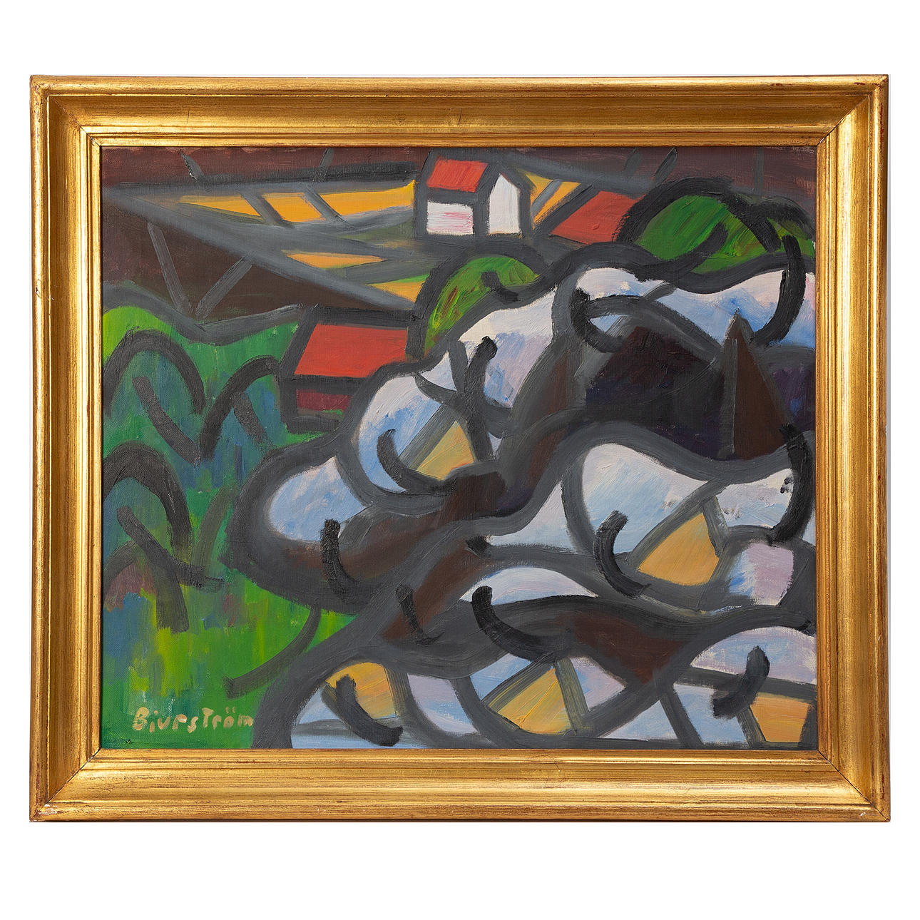 TOR BJURSTRÖM. Oil on canvas, signed.