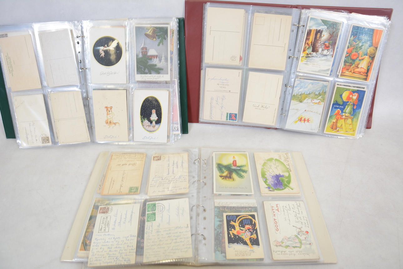 JUL - OCH POSTKORT, även nyårskort.