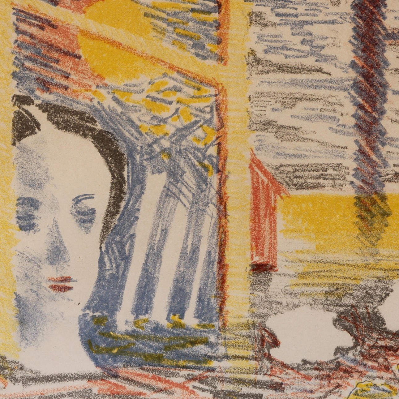 STELLAN MÖRNER. Färglitografi, signerad samt numrerad 95/200.