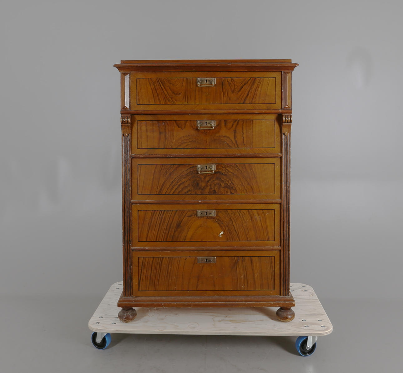 BYRÅ, 5-lådig, 18/1900-tal.