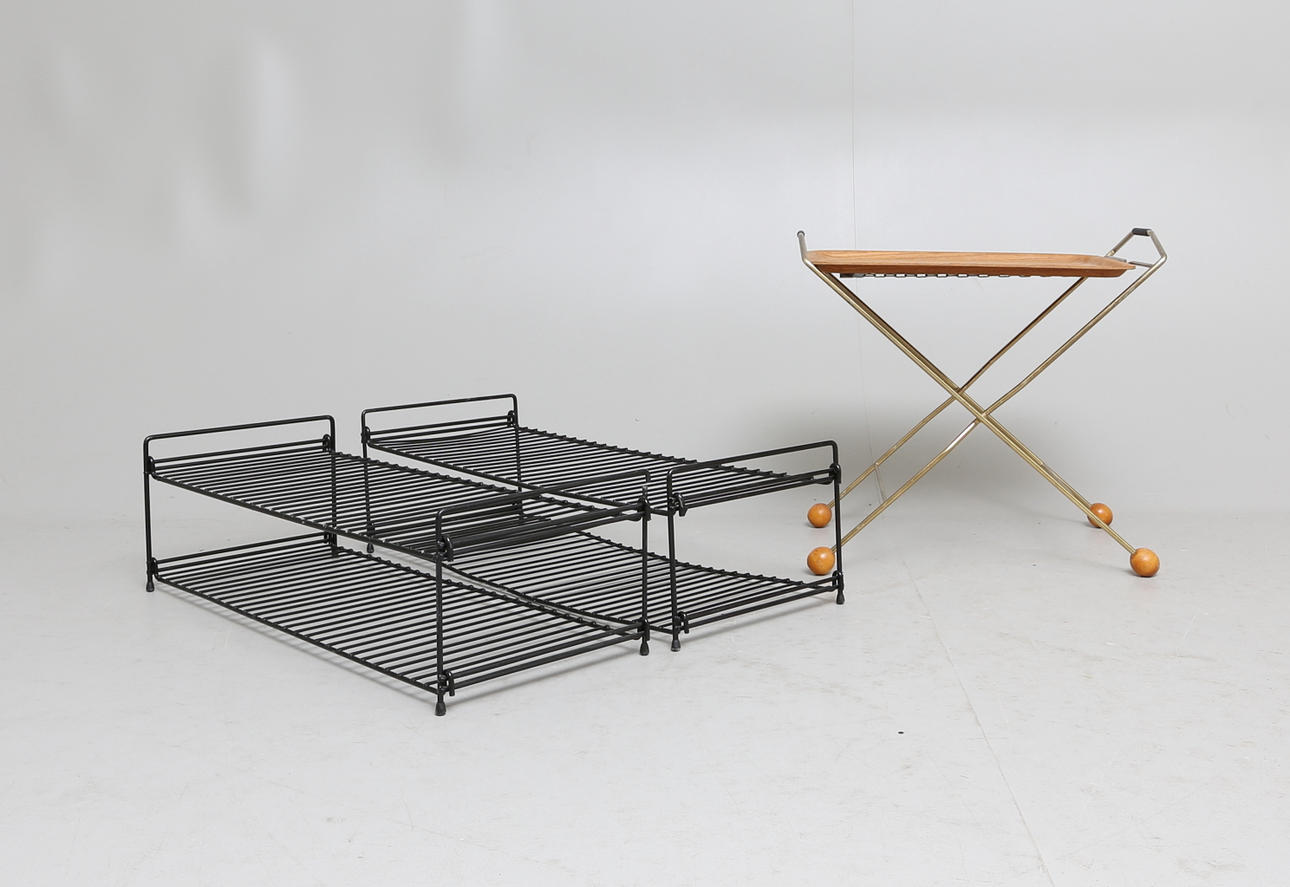 BRICKVAGN samt SKOSTÄLL, 1900-talets mitt.