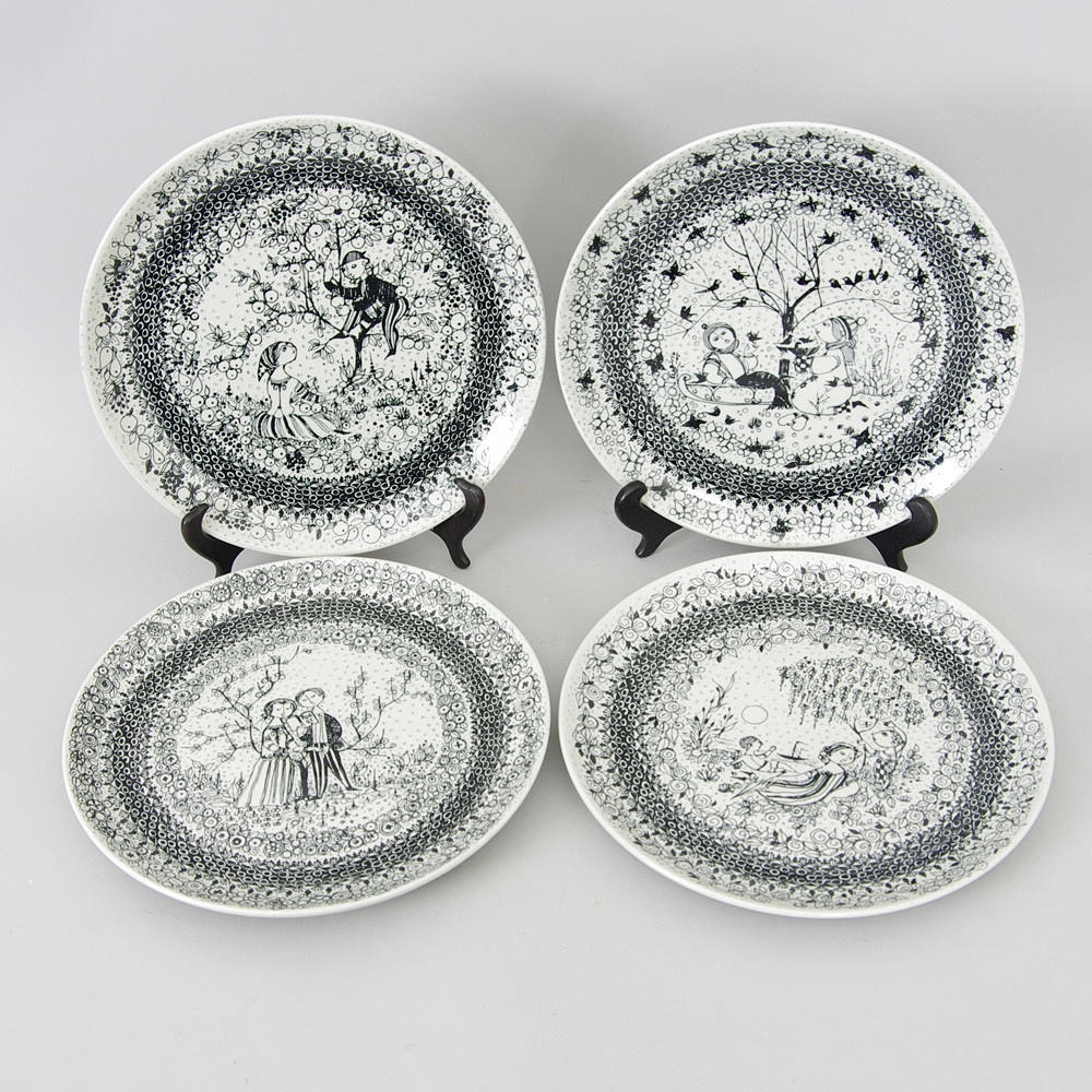 SAMLARTALLRIKAR, "Årstiderna", Björn Wiinblad, Nymölle.