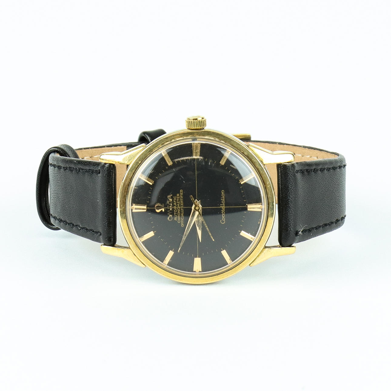 OMEGA, Constellation, Chronometer, “Pie-Pan”, wristwatch, 1962.