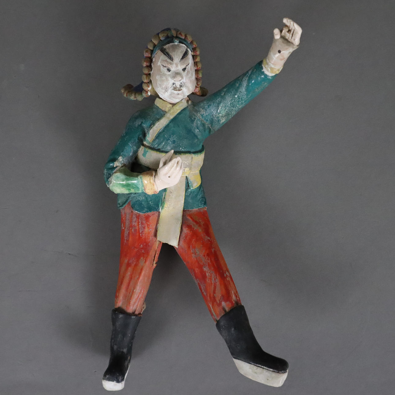 FIGUR/DACHREITER - China, Keramik.