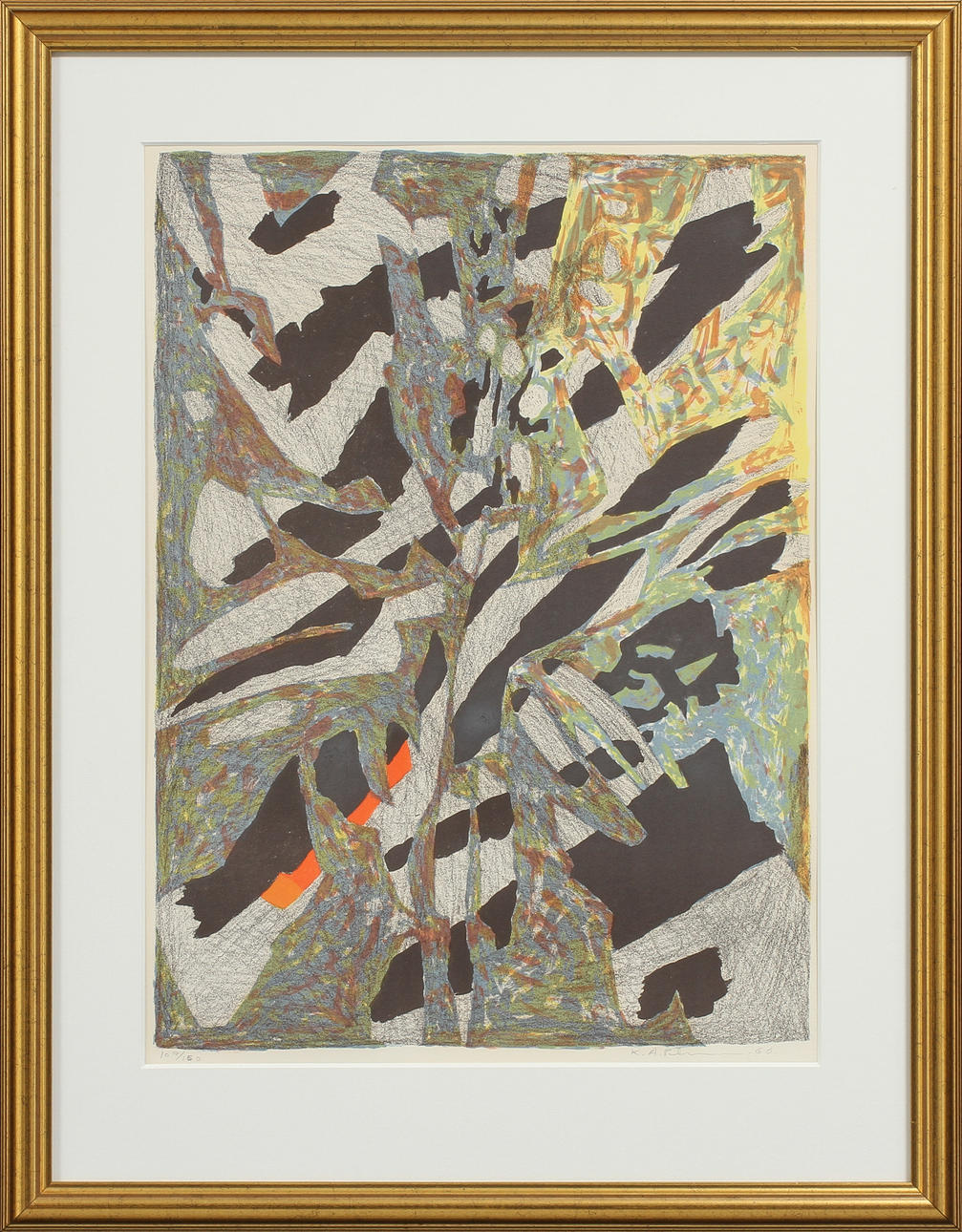 KARL AXEL PEHRSON. färglitografi, sign o numr 107/150. Dat -60.