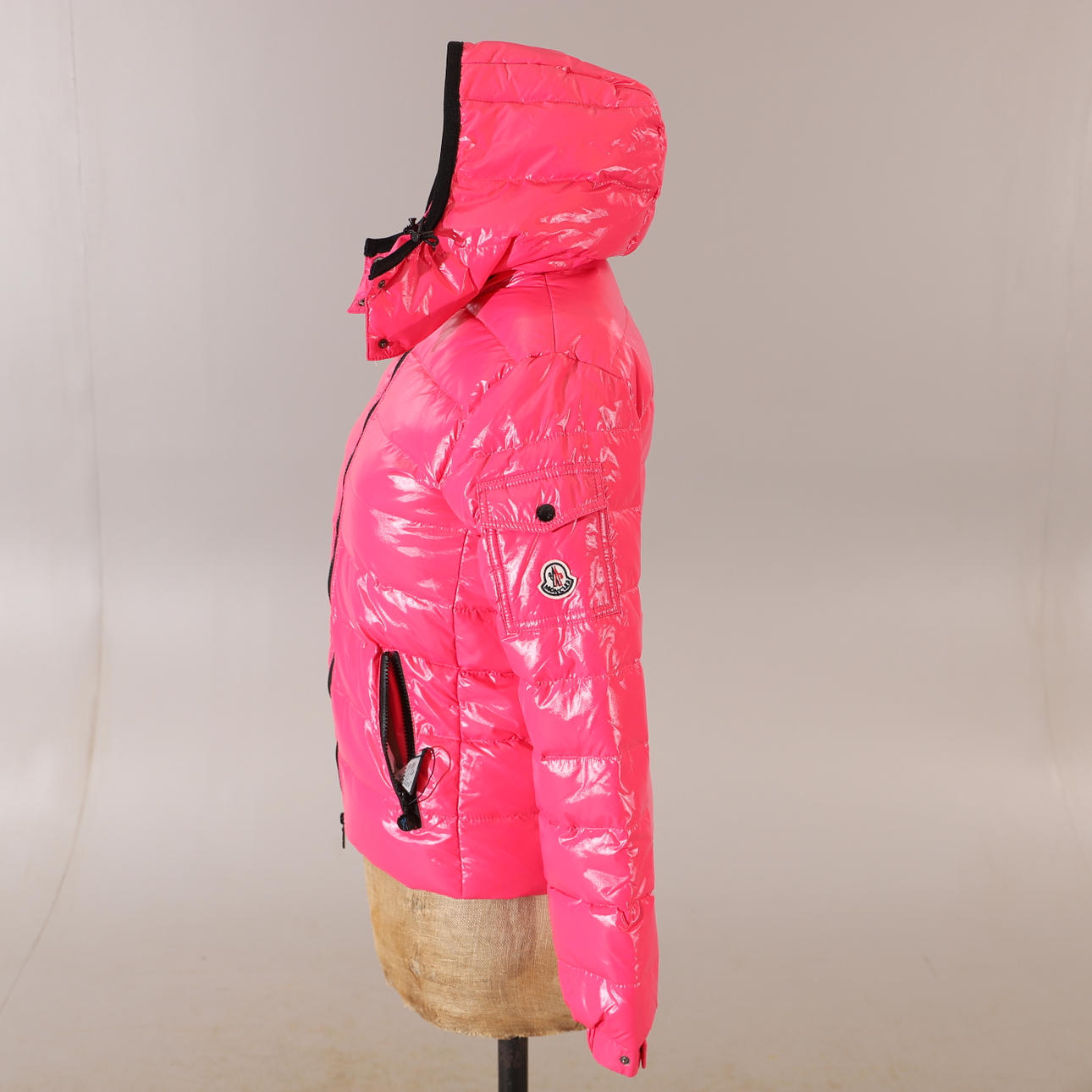 DOWN JACKET, “Lucie”, dark pink, Moncler.