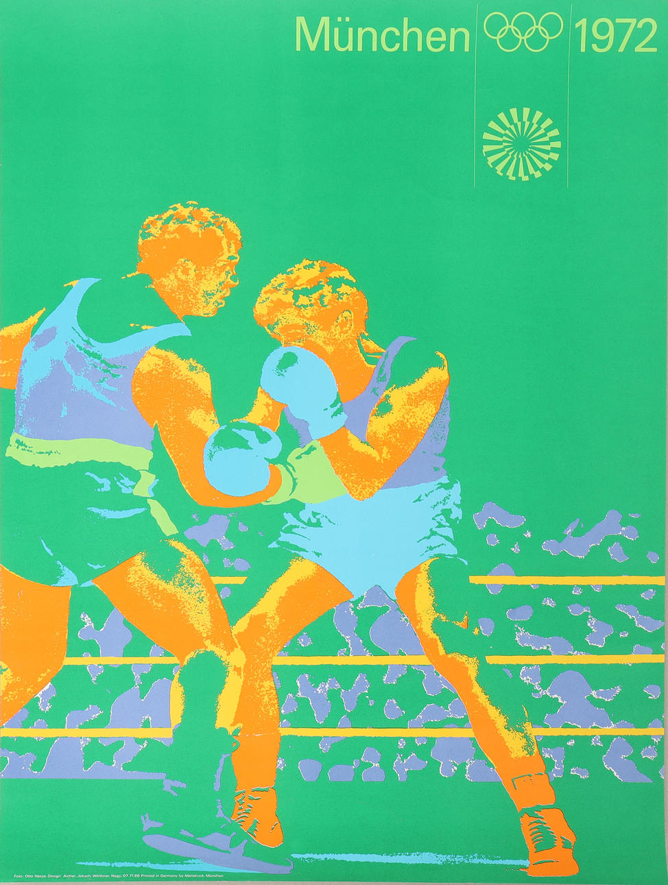 POSTER, Munich Olympic Games, 1972.