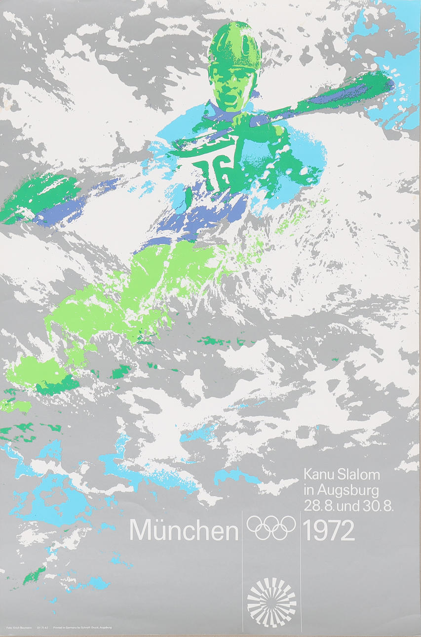 POSTER, Olympische Spiele in München, 1972.