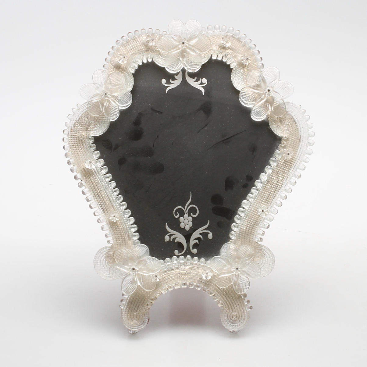 BORDSSPEGEL, troligen Murano, Italien, 1960-tal.