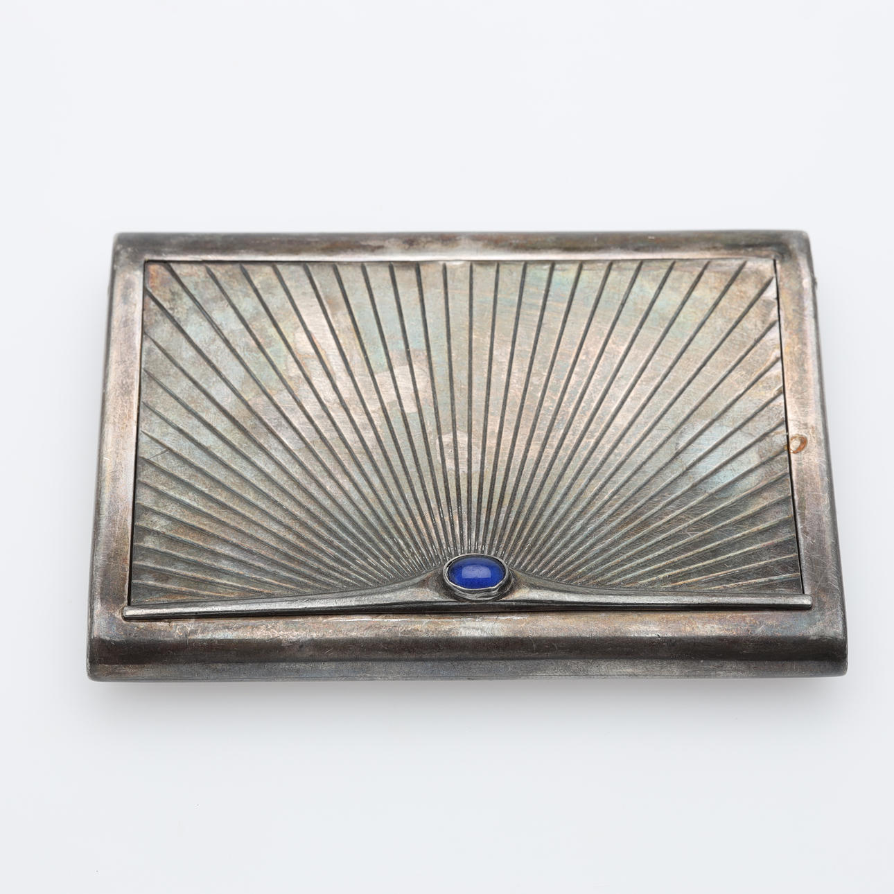CIGARETTE CASE, silver, import, 830S.