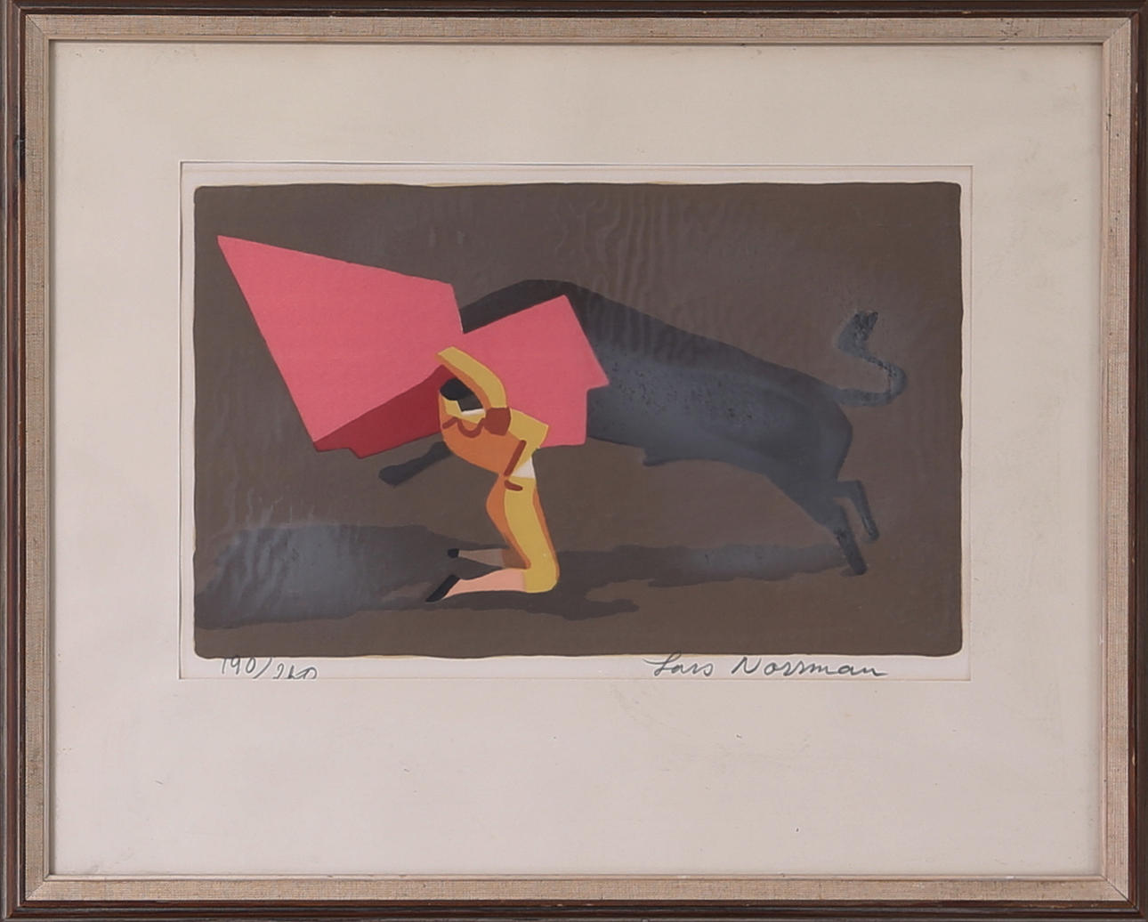 LARS NORRMAN. Figur- och stadsmotiv, litografier, 3 st, signerade och numrerade.