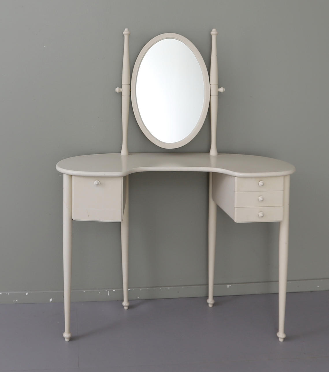 SMINKBORD, 1950/60-tal.