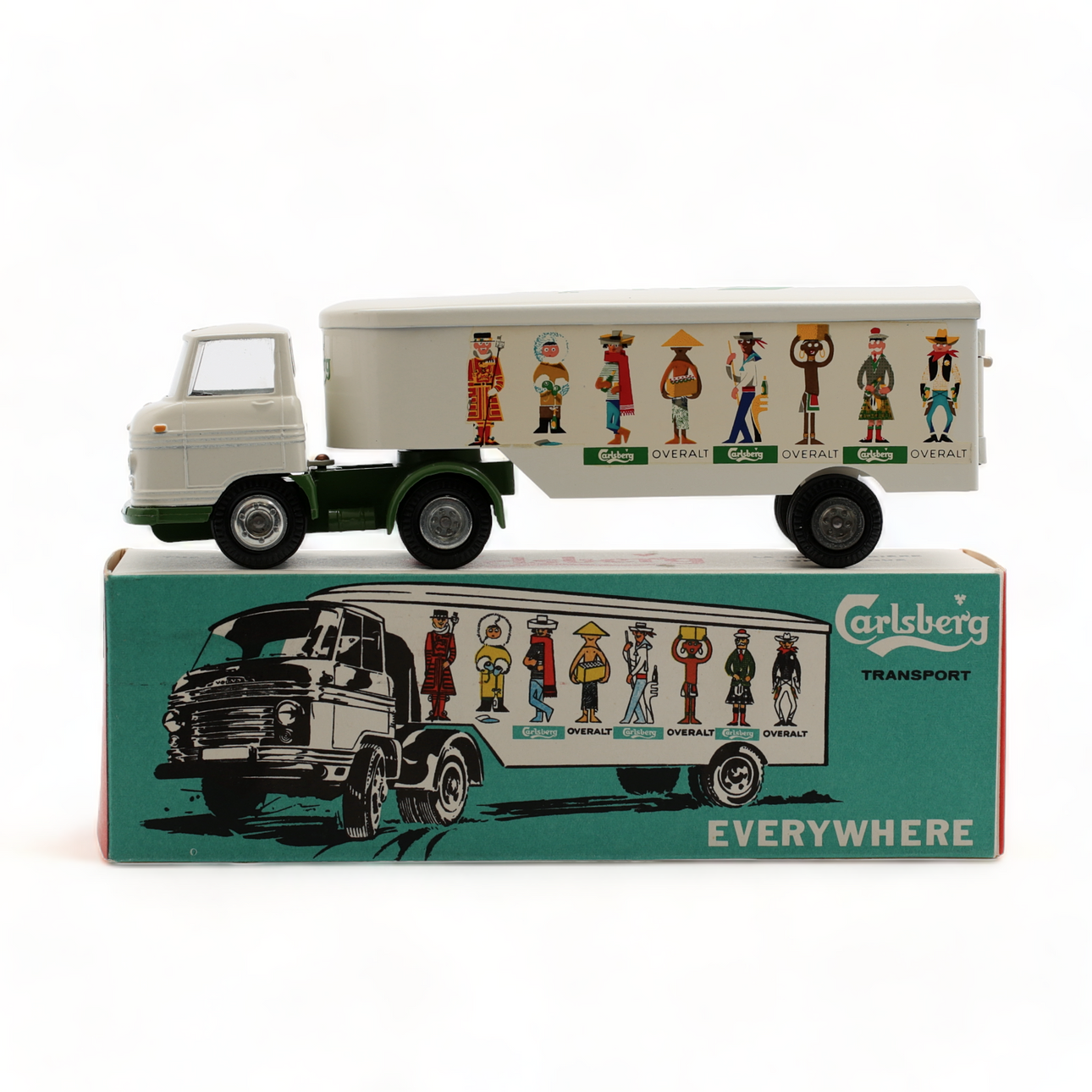 ANCIEN TEKNO N°458 "VOLVO L430 CARLSBERG" 1964 1/50 bel état EUR 60,00