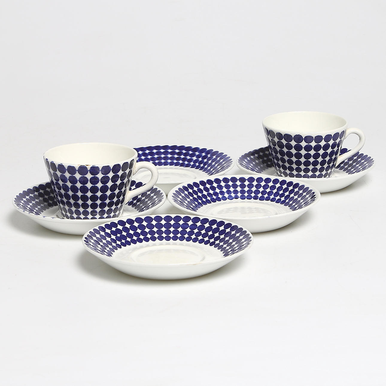 KAFFESERVIS, 16 delar, "Adam", Stig Lindberg, 1900-talets mitt.