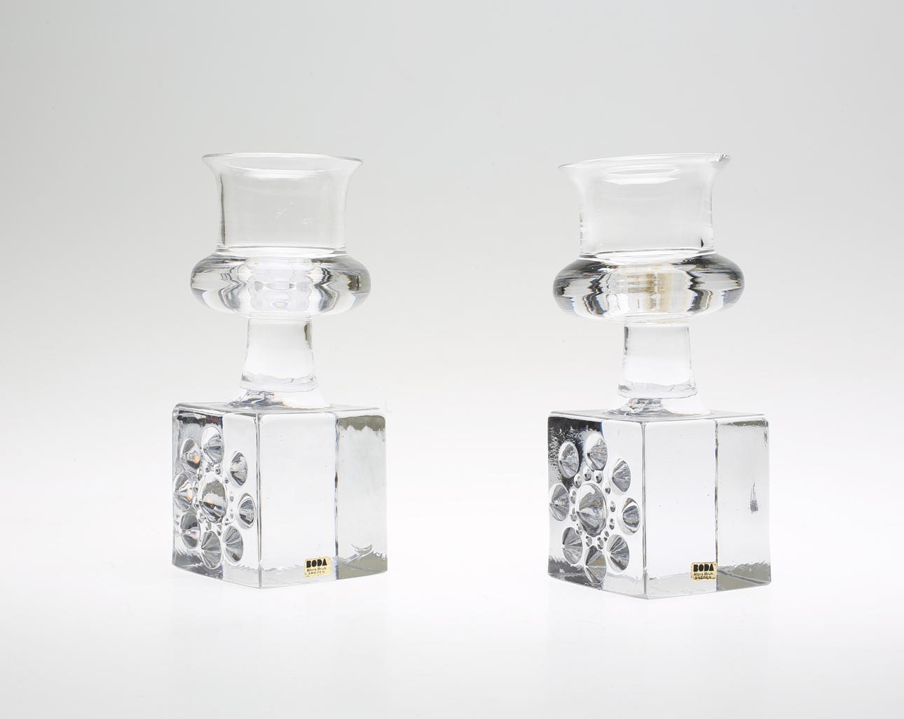 LJUSSTAKAR, 1 par, Bertil Wallien, Signerade.