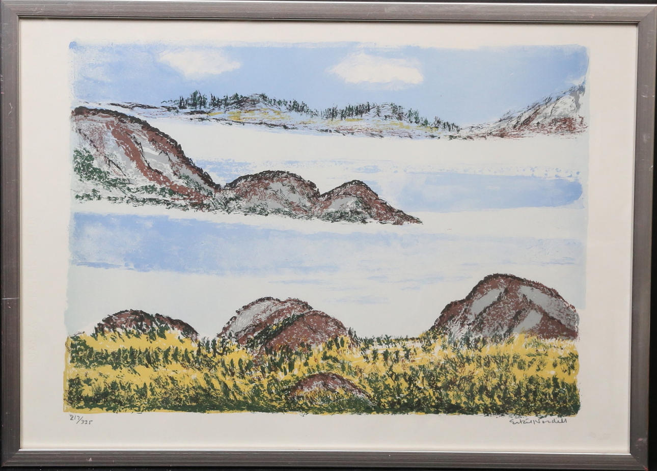 ESKIL NORDELL. lithograph, signed and numbered 217/325.