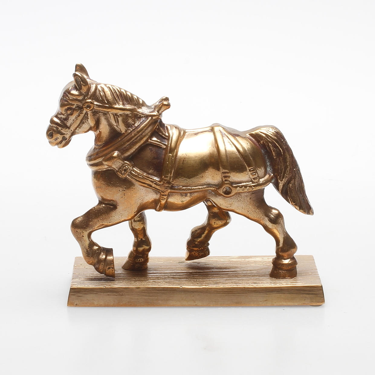 HÄST, mässing, Bersbo 1981.