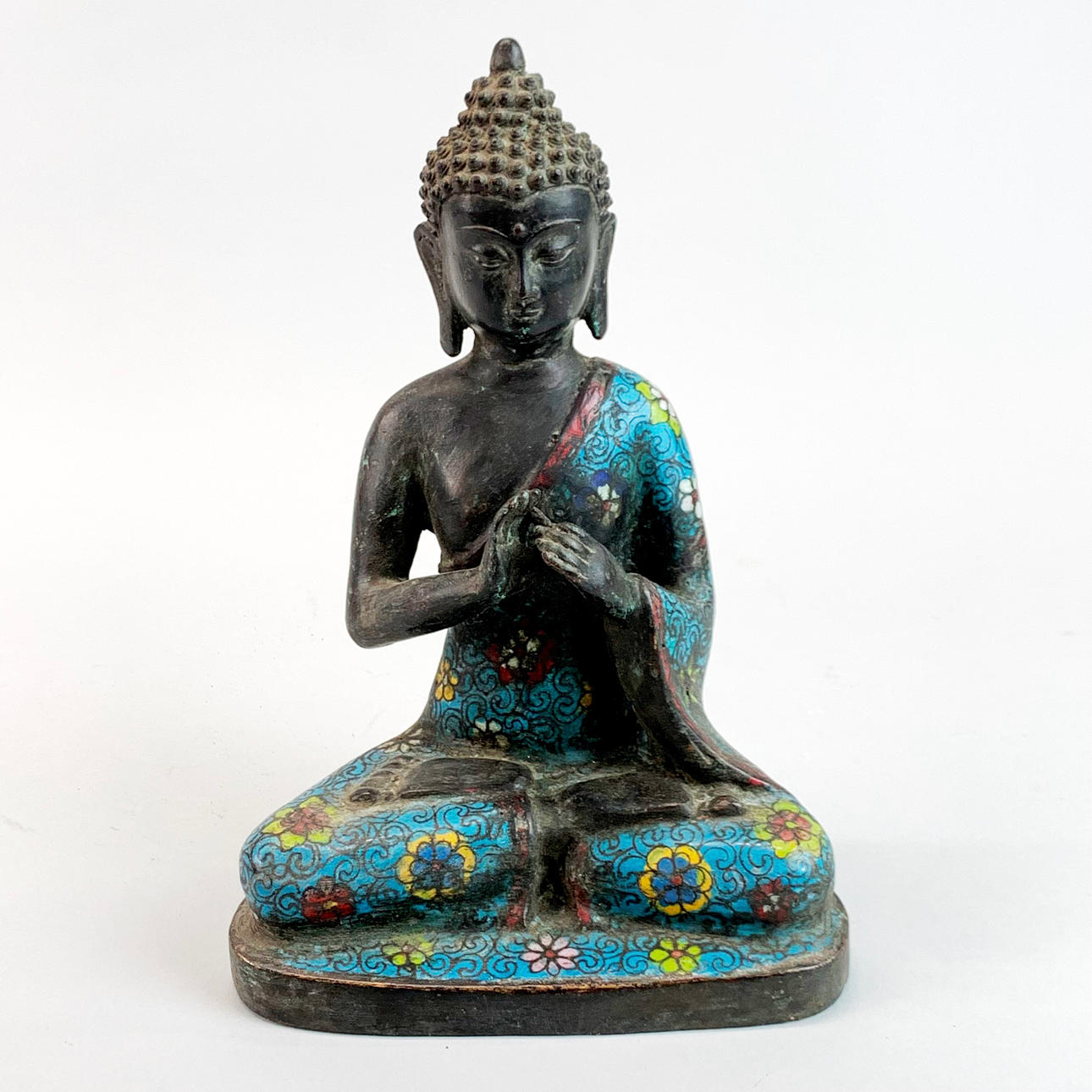 FIGURA DE BUDA SENTADO CHINO.