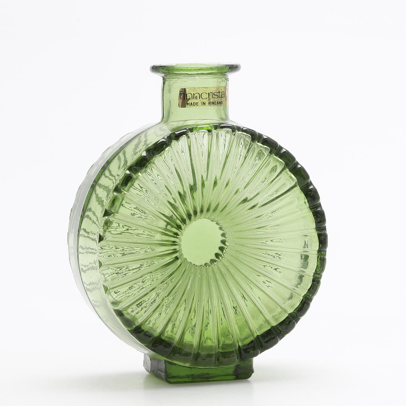 HELENA TYNELL. Bottle, “Aurinkopullo/Solflaskan”, Riihimäen Lasi 