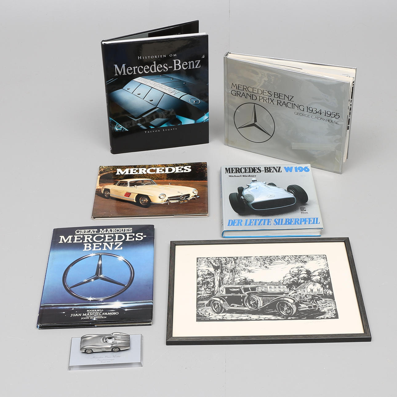 BÖCKER m m, 7 delar, Mercedes-Benz.