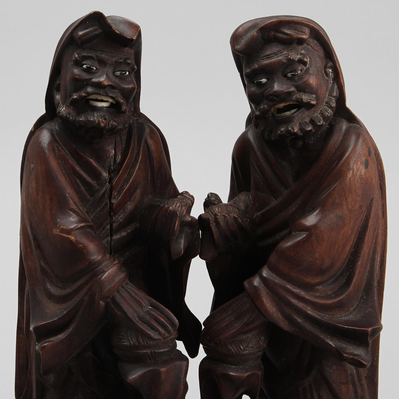 FIGURINER, ett par, orientaliska, 1900-tal.