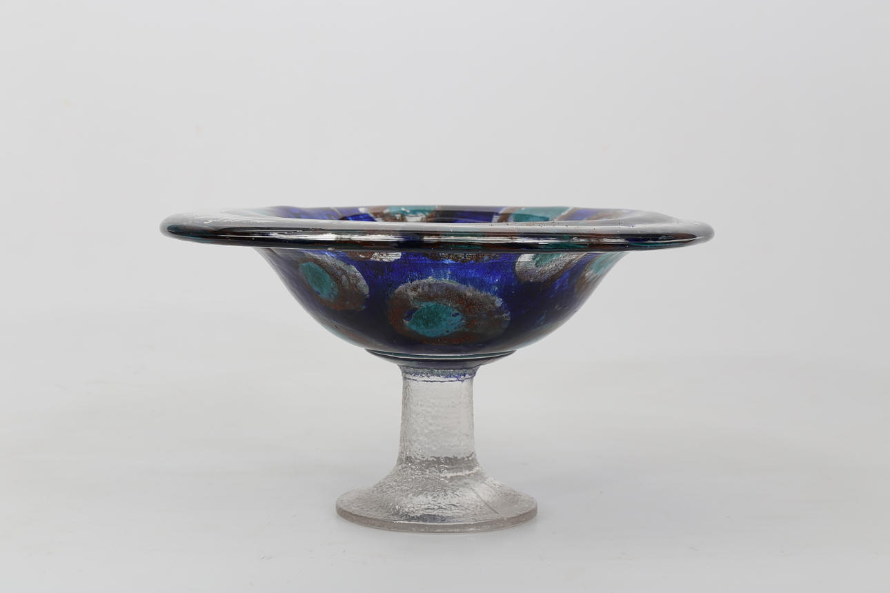 SKÅL PÅ FOT, glas, Pukeberg.