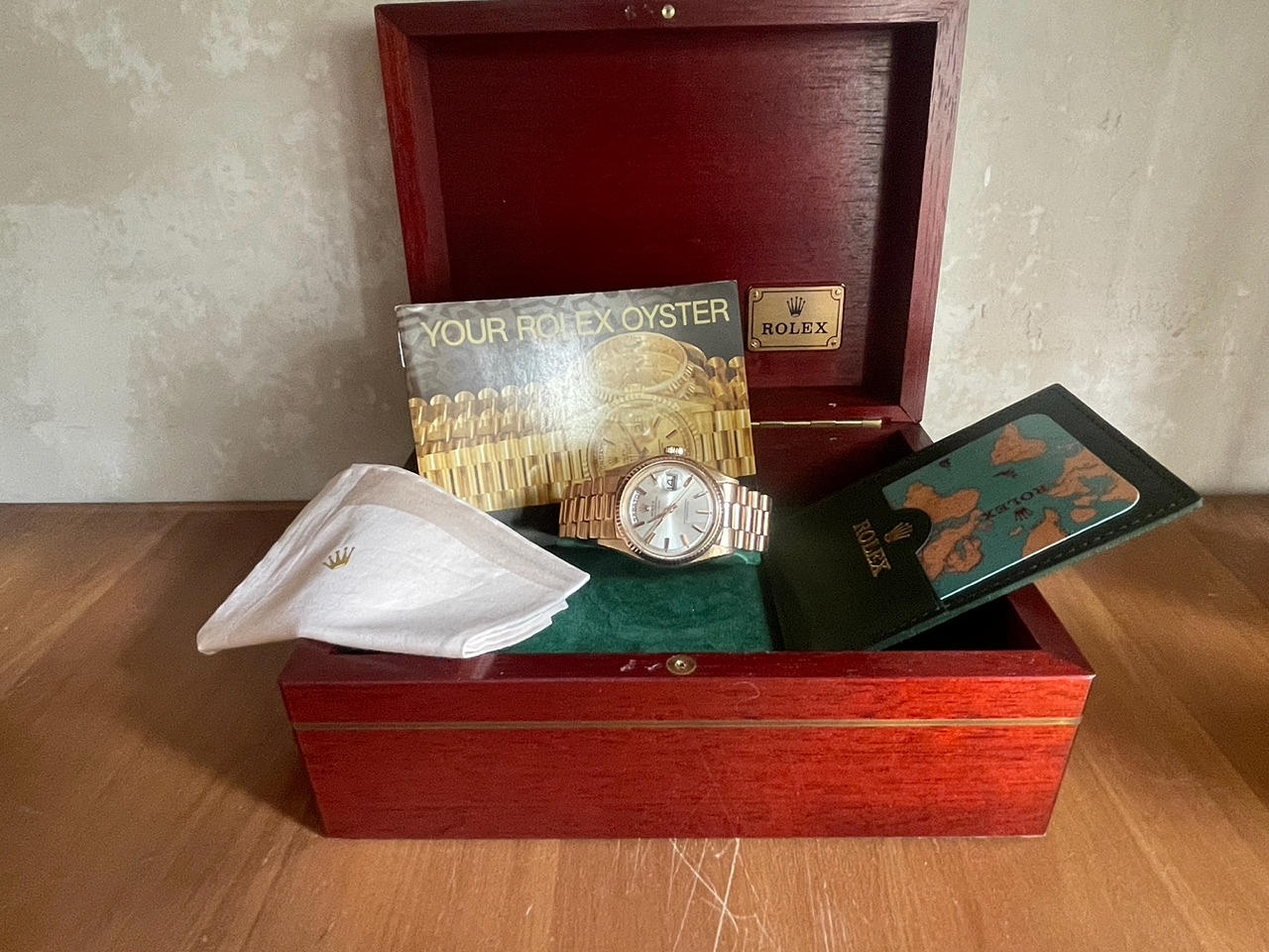 ROLEX DAY DATE 18k ROSEGOLD.