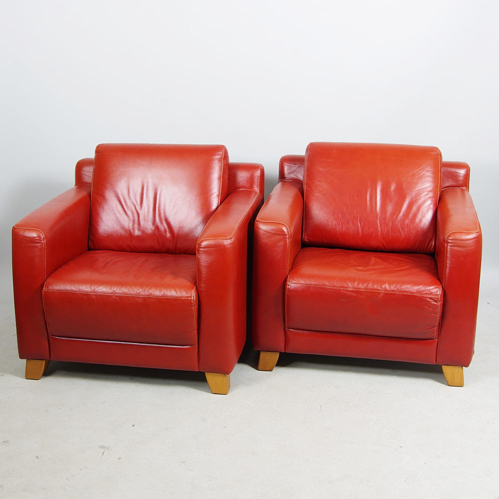 FÅTÖLJER, 1 par, Nicoletti, Italien.