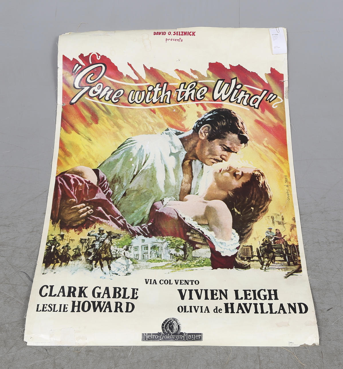 FILMAFFISCH, "Gone with the wind", Nuova Rotopress, Italien.