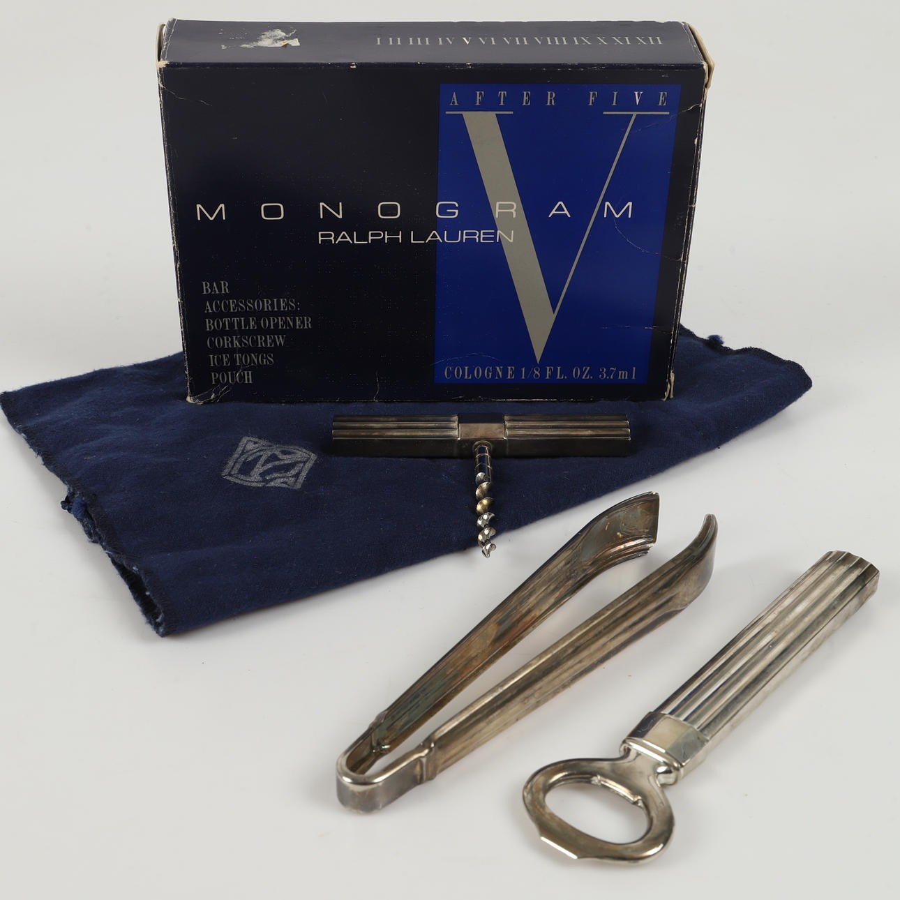 RALPH LAUREN. Drinkredskap, 3 delar.