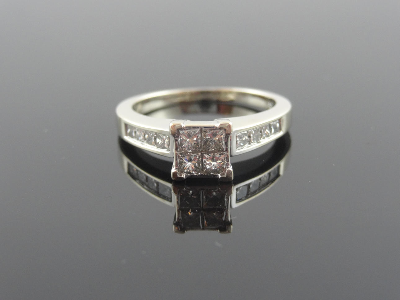 PRINCESS diamantring 1,00cts.