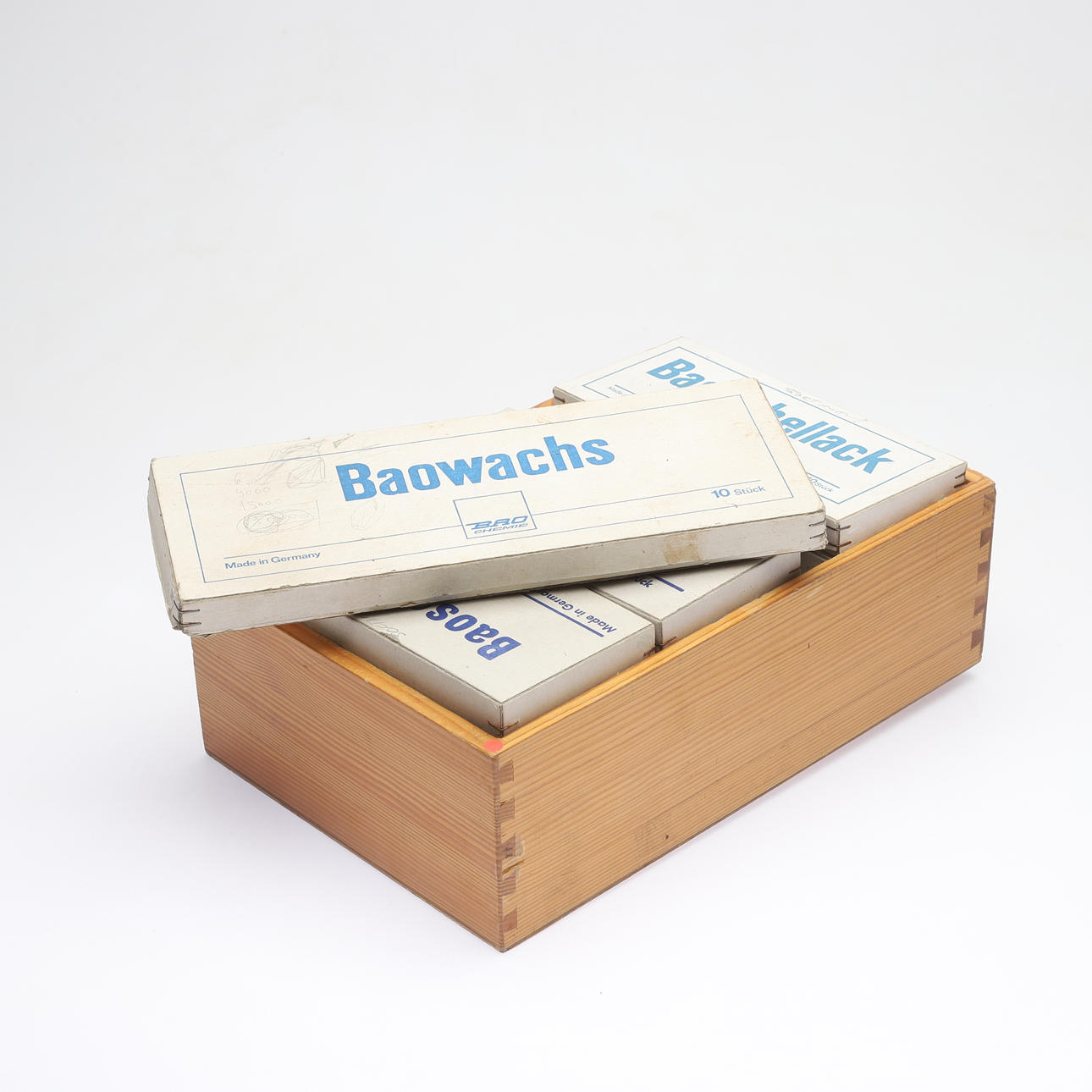 PARTI SCHELLACK/VAXSTÄNGER, för möbelrenovering, BaoChemic.