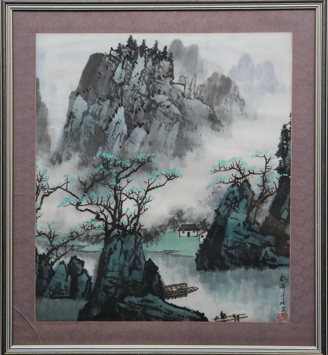 ORIENTALISCHE MALEREI, Shan-Shui-Landschaft.