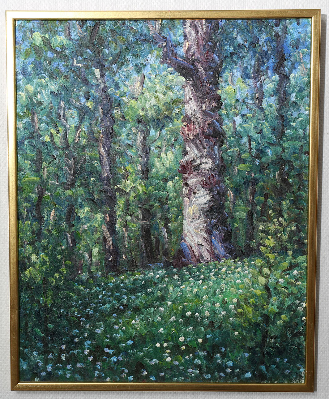 CONNY NYSTRÖM. Olja på duk, "Vår", signerad a tergo.