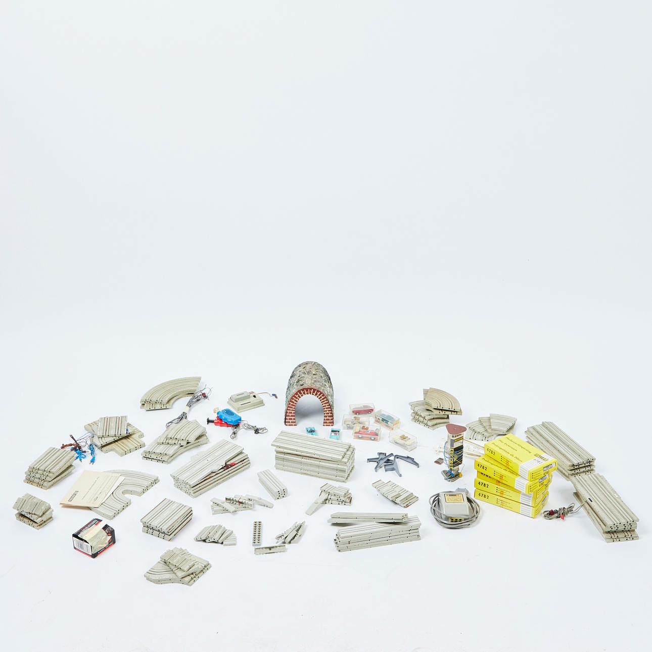 Faller AMS, Autorennbahn mit Autos, 1960, Deutschland.