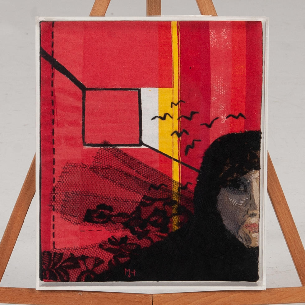 MONICA HALLBERG. Textil, blandteknik.