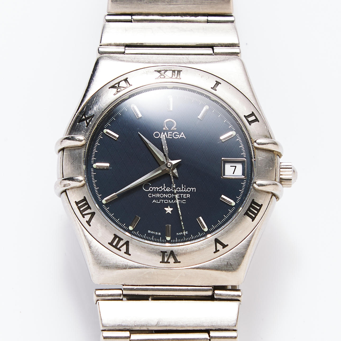 OMEGA, wristwatch, Constellation, Chronometer, steel, approx 2000.