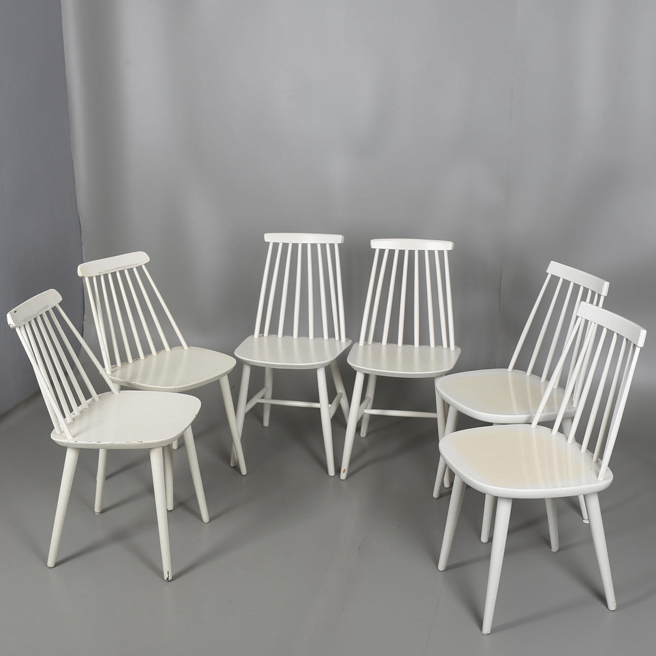 PINNSTOLAR, 3 par, Sverige 1900-talets andra hälft.