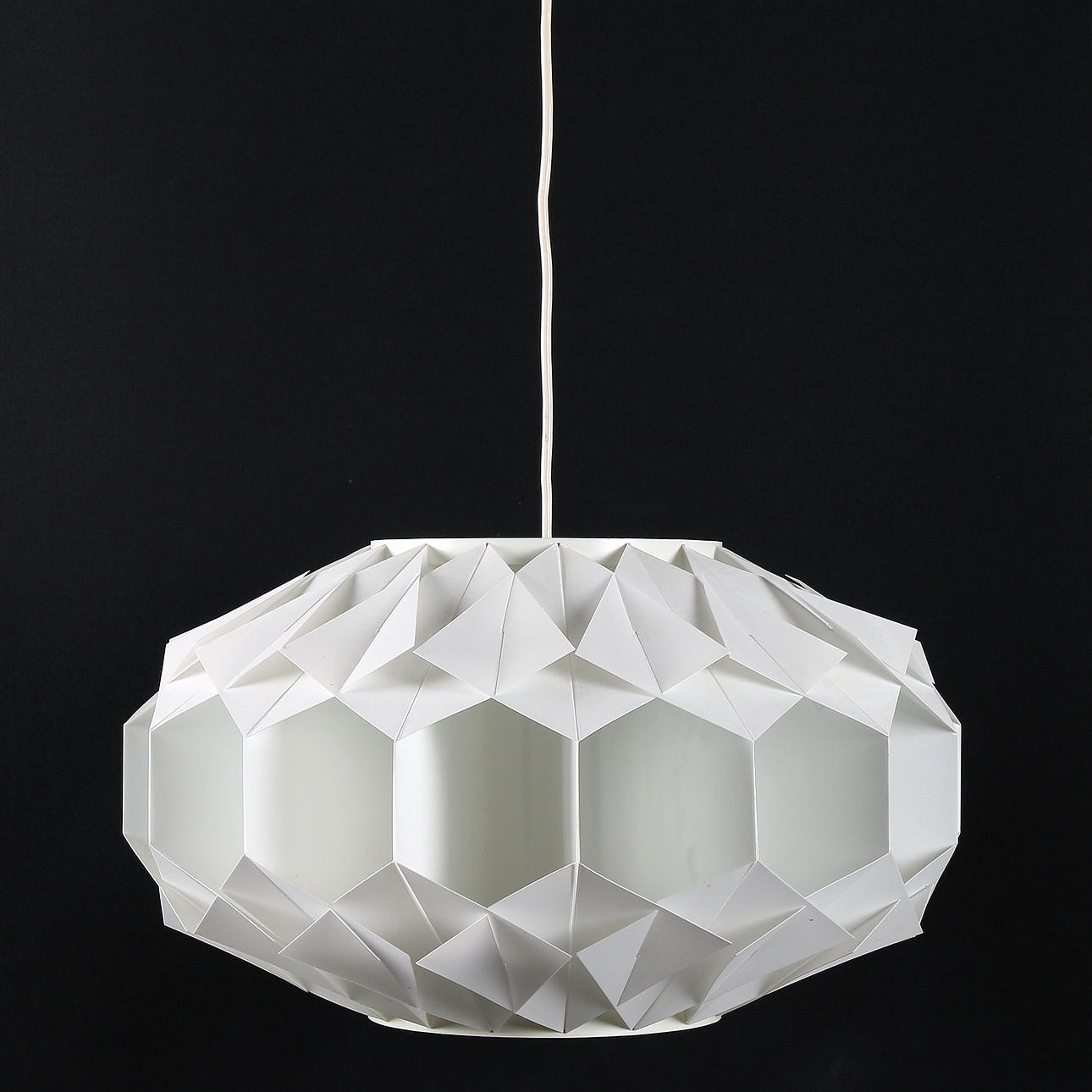 TAKLAMPA, plast, möjligen Le Klint, Danmark.1950/60-tal.