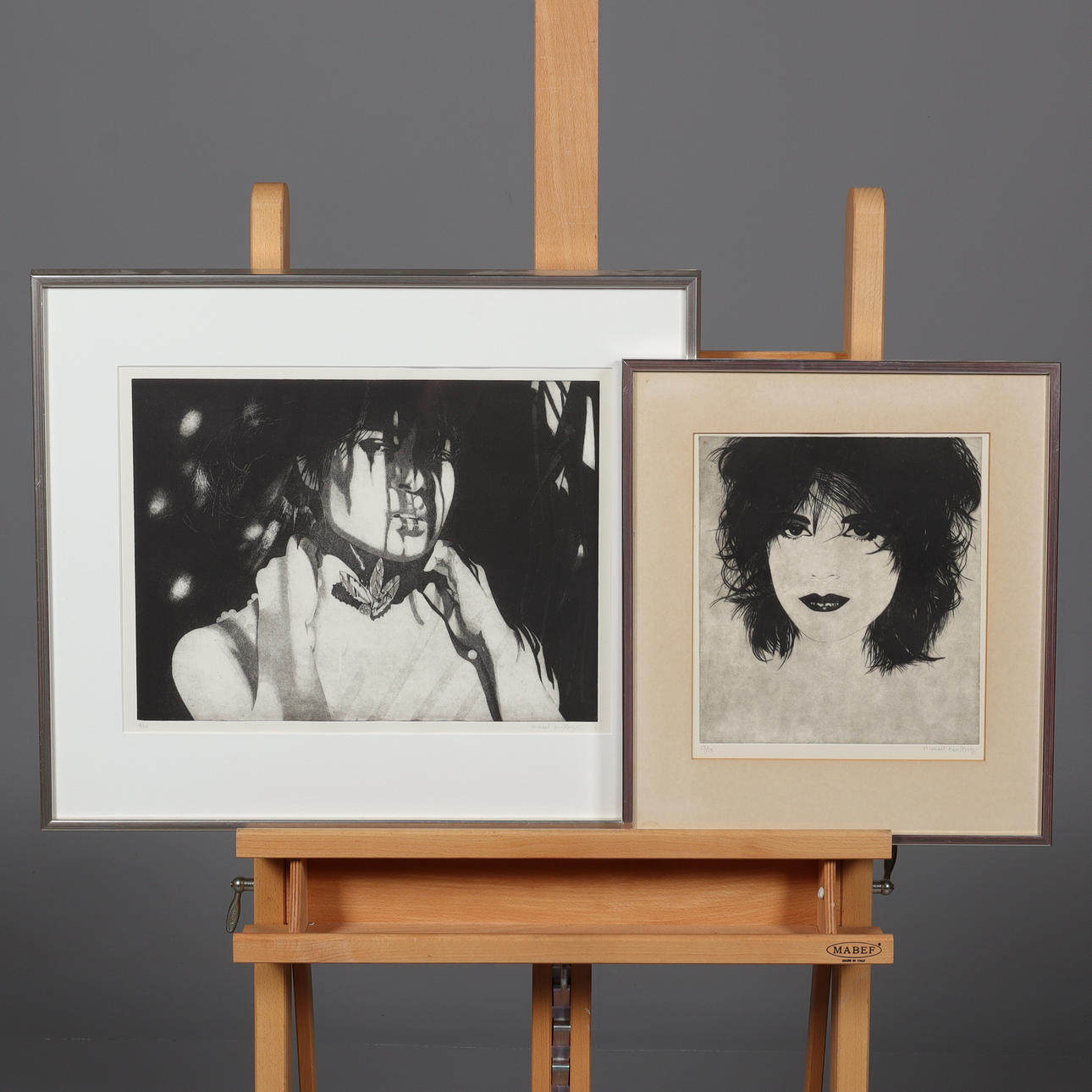 MICHAEL LINDBERG. LITOGRAFIER, 2 st, signerade och numrerade.