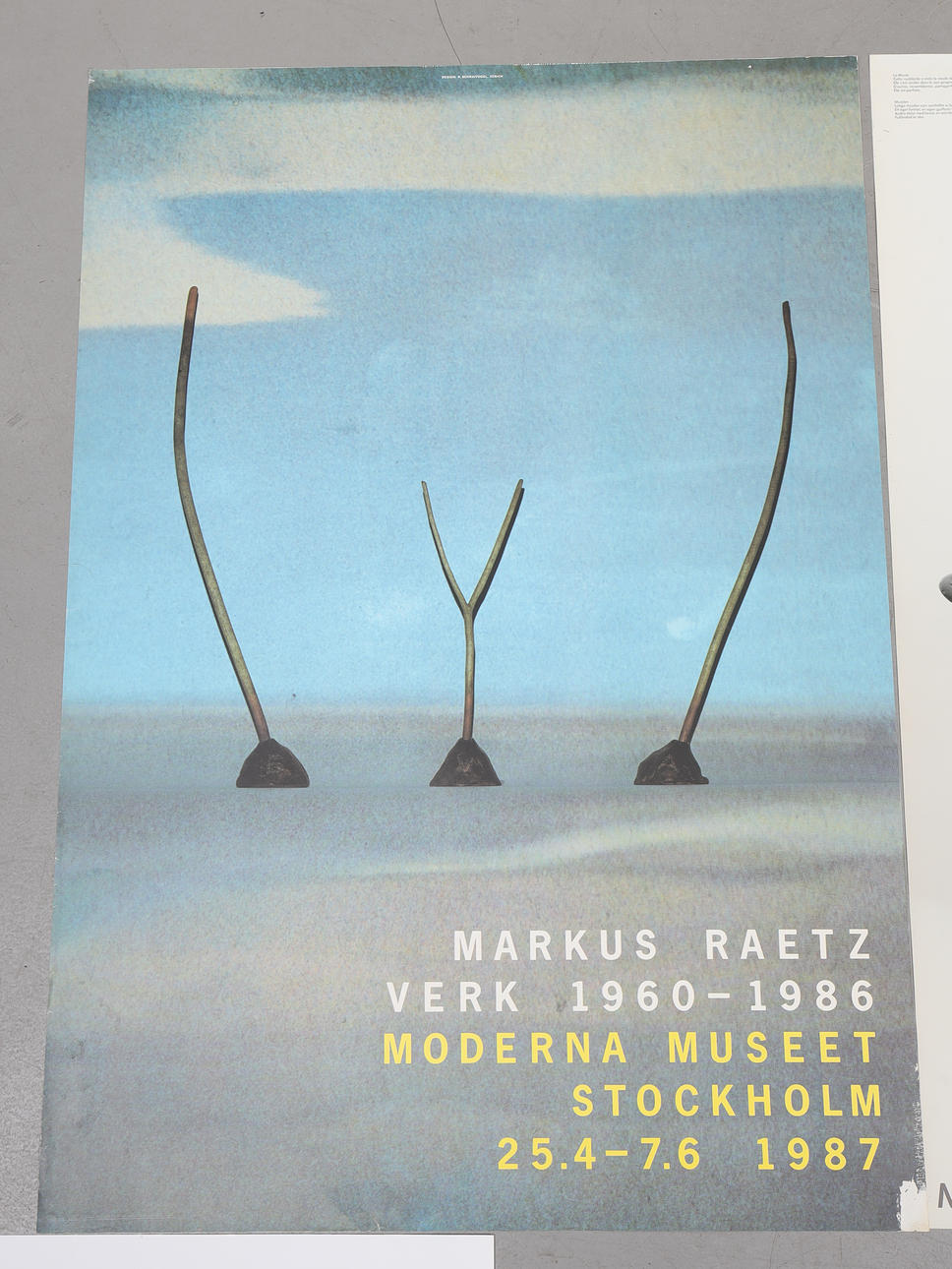 A set of 5 exhibition posters, Moderna Museet, Stockholm. Art