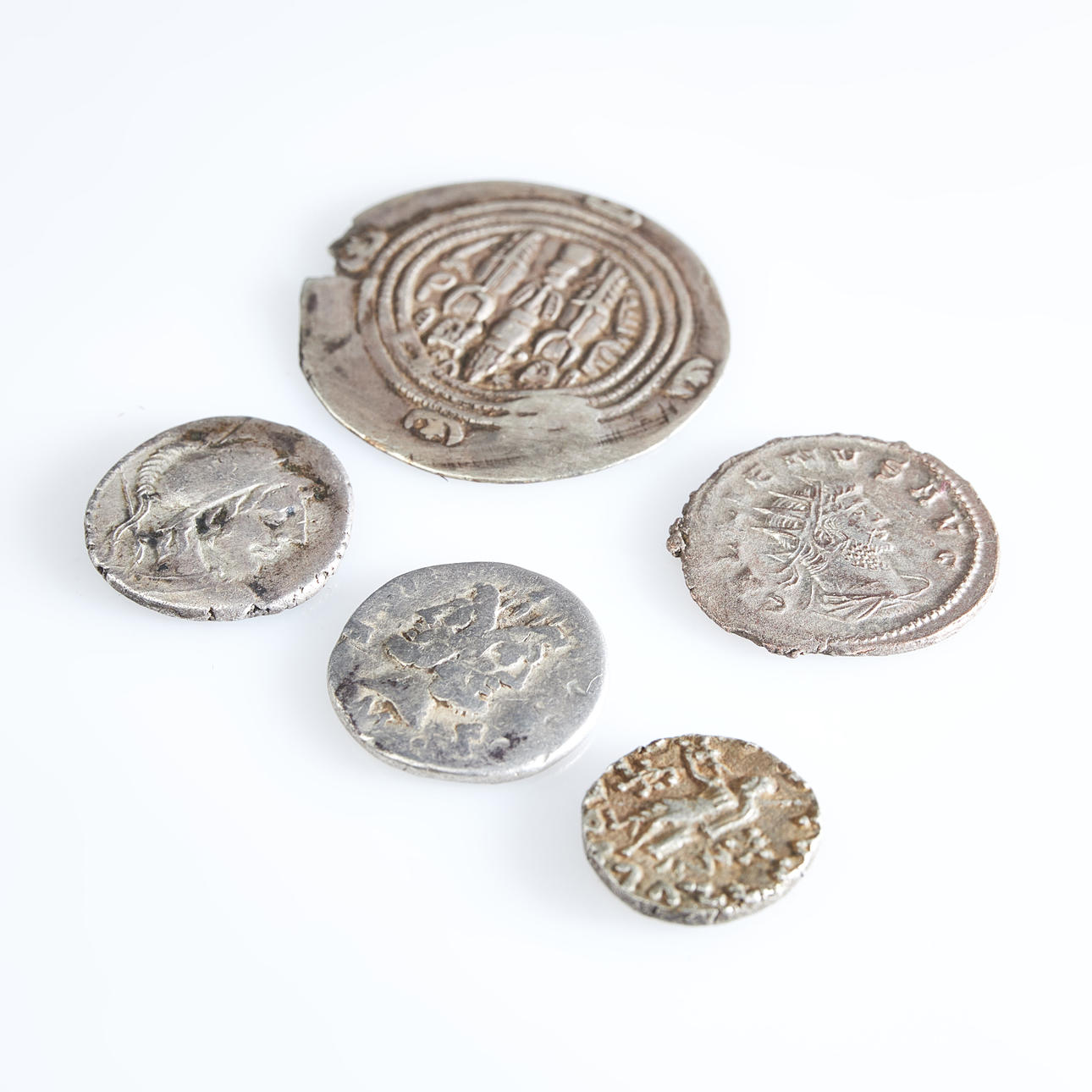 Roman Silver Coins 全5巻セット SILVER COINS, 5 pcs, Janus coins, Roman Republic, Hellenistic