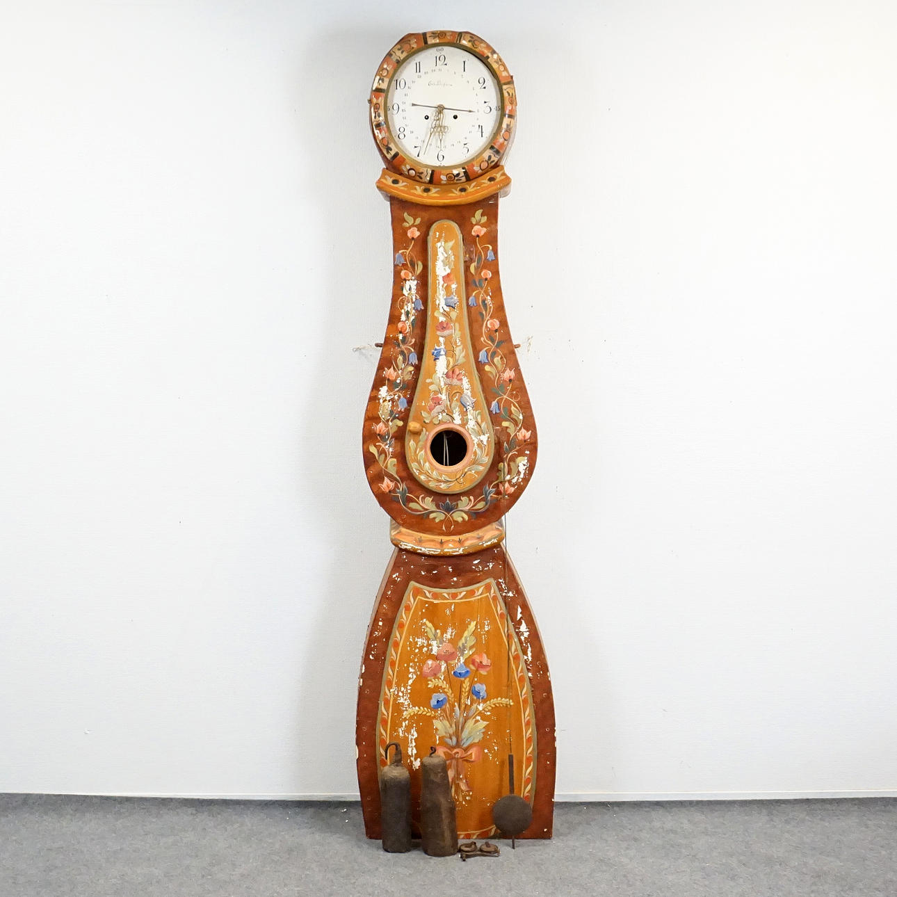 A 19th century Erik Pehrson floor clock.